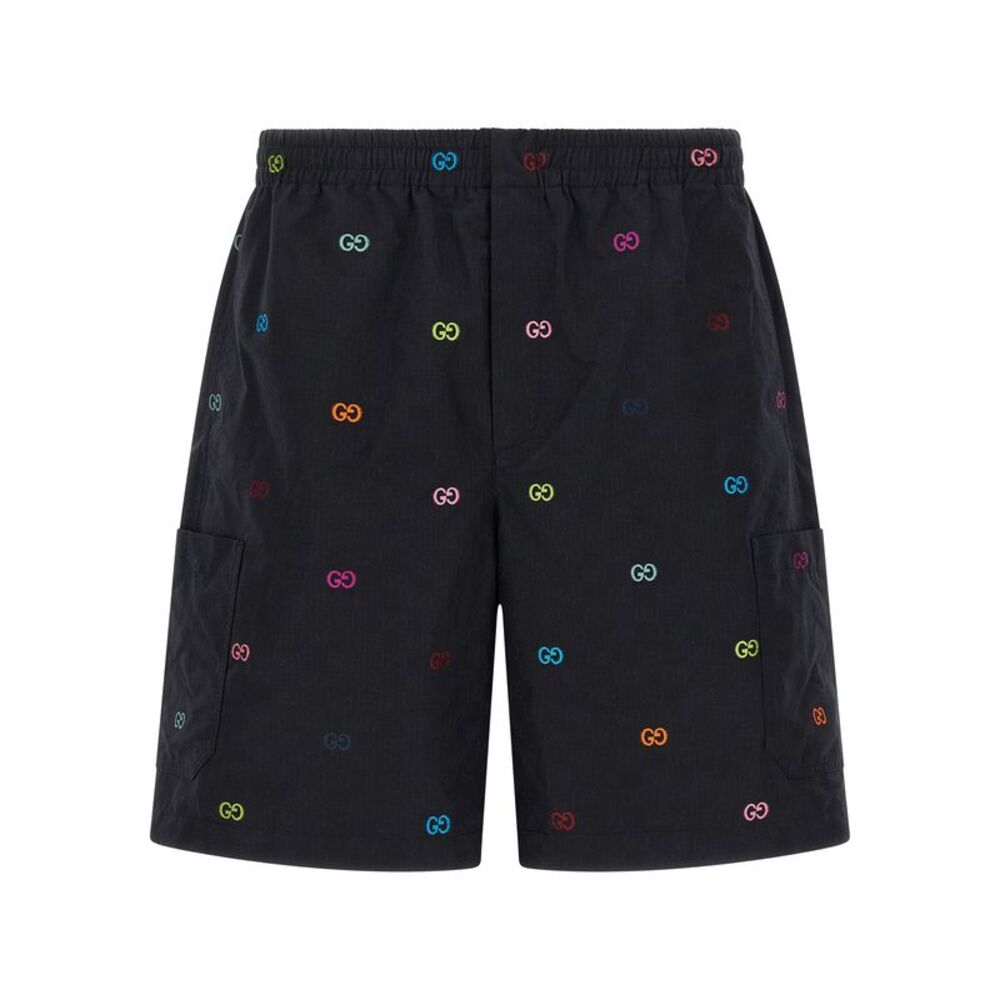 Gucci Men's Multicolor Fil Coupé Bermuda Shorts